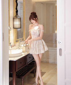 Alternative view of SET ÁO SN CV CHẤM BI VIỀN BÈO