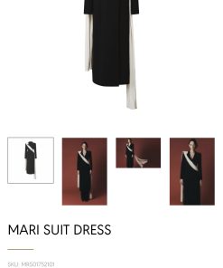 Alternative view of Thanh lý THESOUL MARI SUIT DRESS - Black - Size L