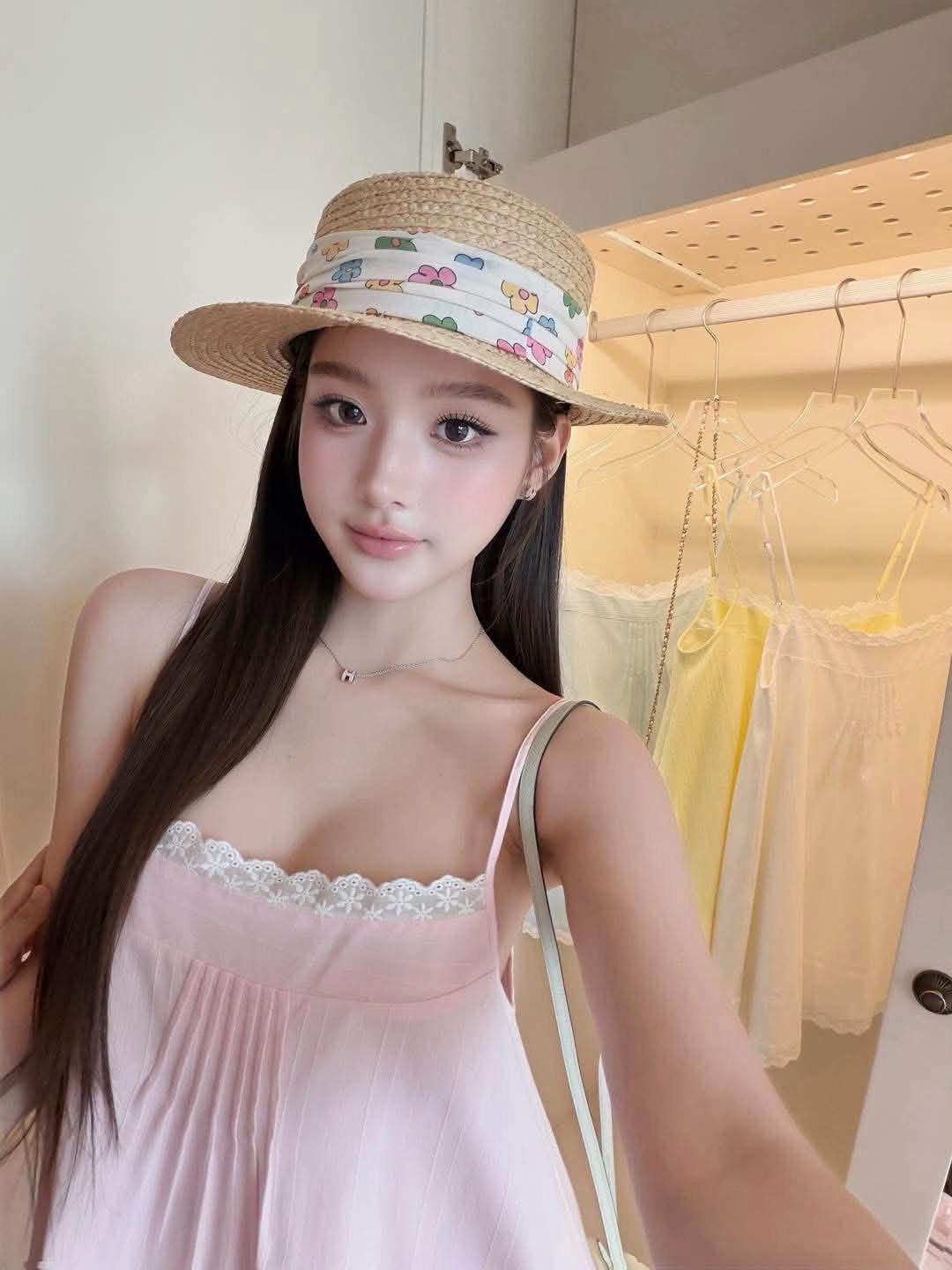 Pass Đầm Babydoll Hồng Chou - như mới - Ảnh 2