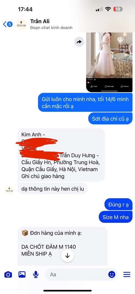 Pass đầm dài cổ yếm Trân Ali – Có Bill mua - Ảnh 5