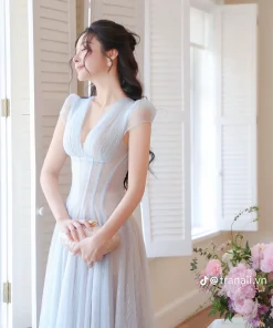 Pass Đầm dài xanh biển CiCi