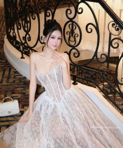 Pass đầm dài cúp TBB