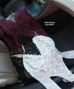 Pass nhanh Áo BodySuit ren đỏ TBB – có ảnh thật