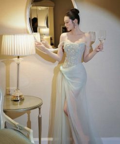 Pass đầm dài chuẩn Chou