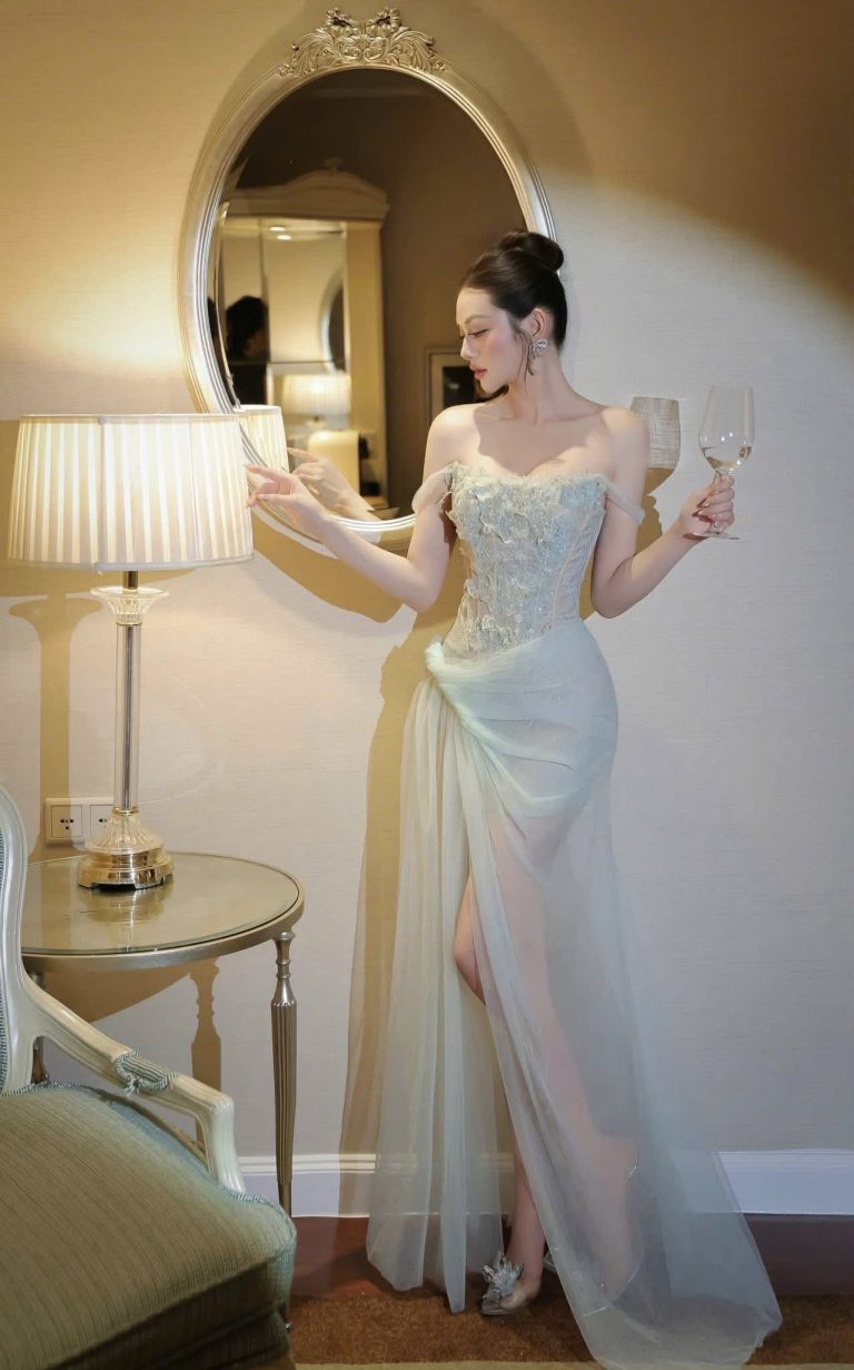 Pass đầm dài chuẩn Chou