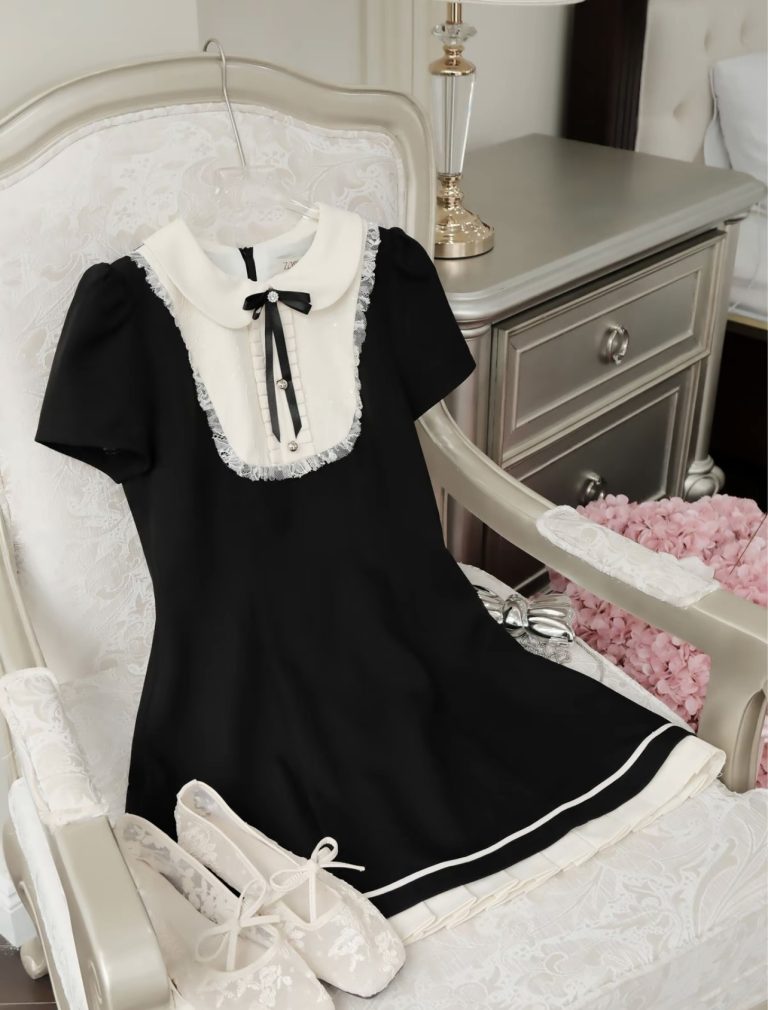 Pass váy tiểu thư màu đen Zamy size S