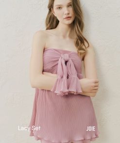 Pass set hồng áo cúp ngực + quần short Joie Des Roses - newtag