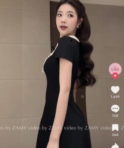 Alternative view of Pass váy tiểu thư màu đen Zamy size S