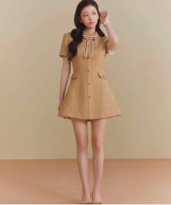 Pass váy dạ nâu Joie Des Roses size M
