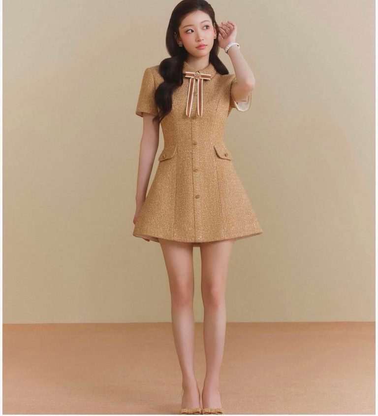 Pass váy dạ nâu Joie Des Roses size M