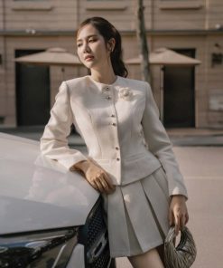 Pass set dạ áo M + cv L Calie