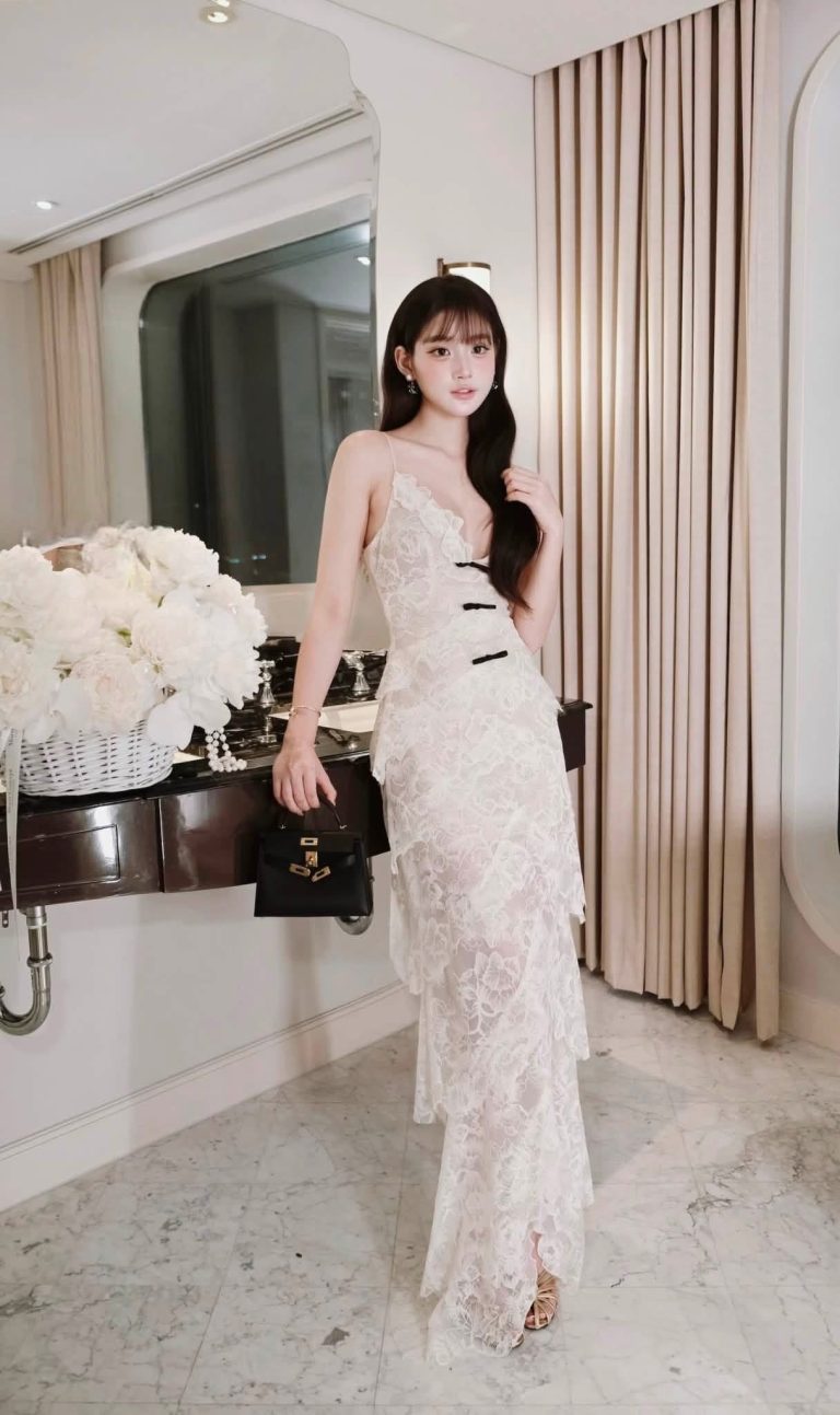 đầm ren chou size S
