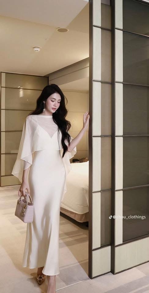 Đầm lụa Chou