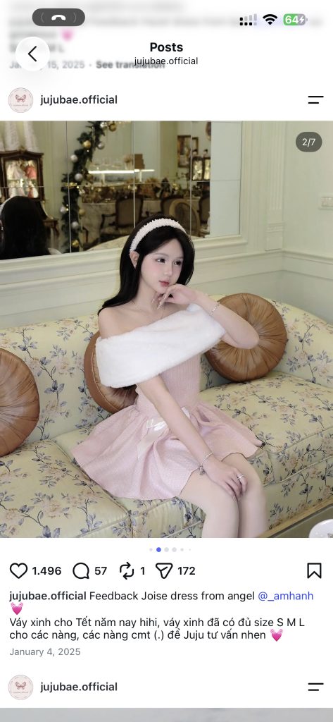 Váy Joise Dress