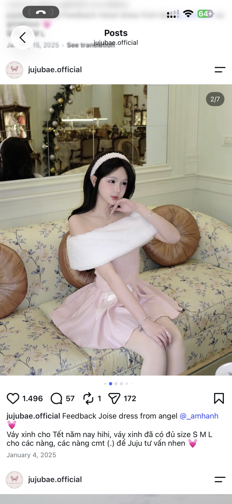 Váy Joise Dress